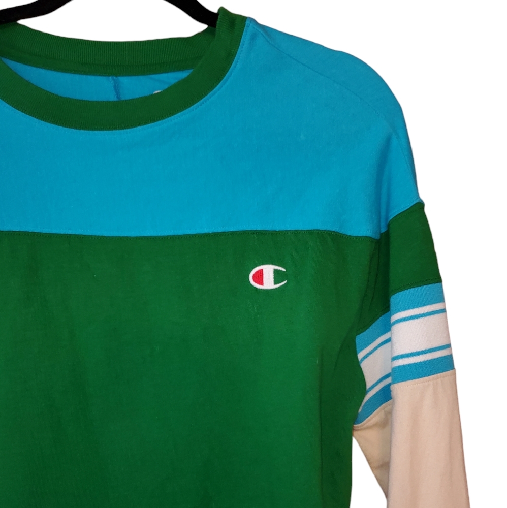 Champion Crop Colorblock Long Sleeve tee - Picture 2 of 6